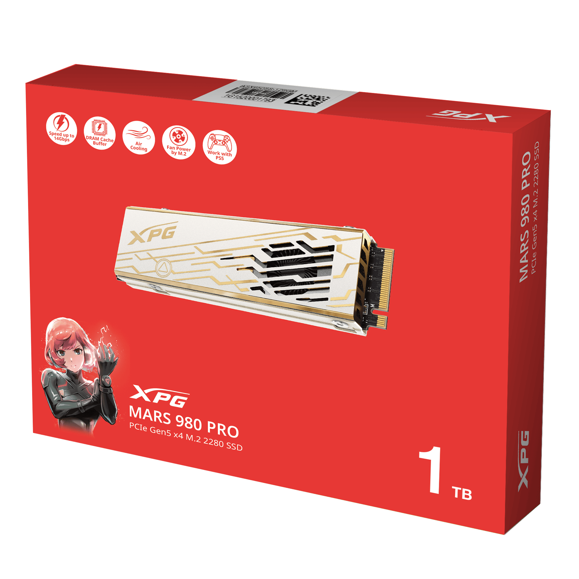 Твердотельный накопитель ADATA SMAR-980P-1TCI