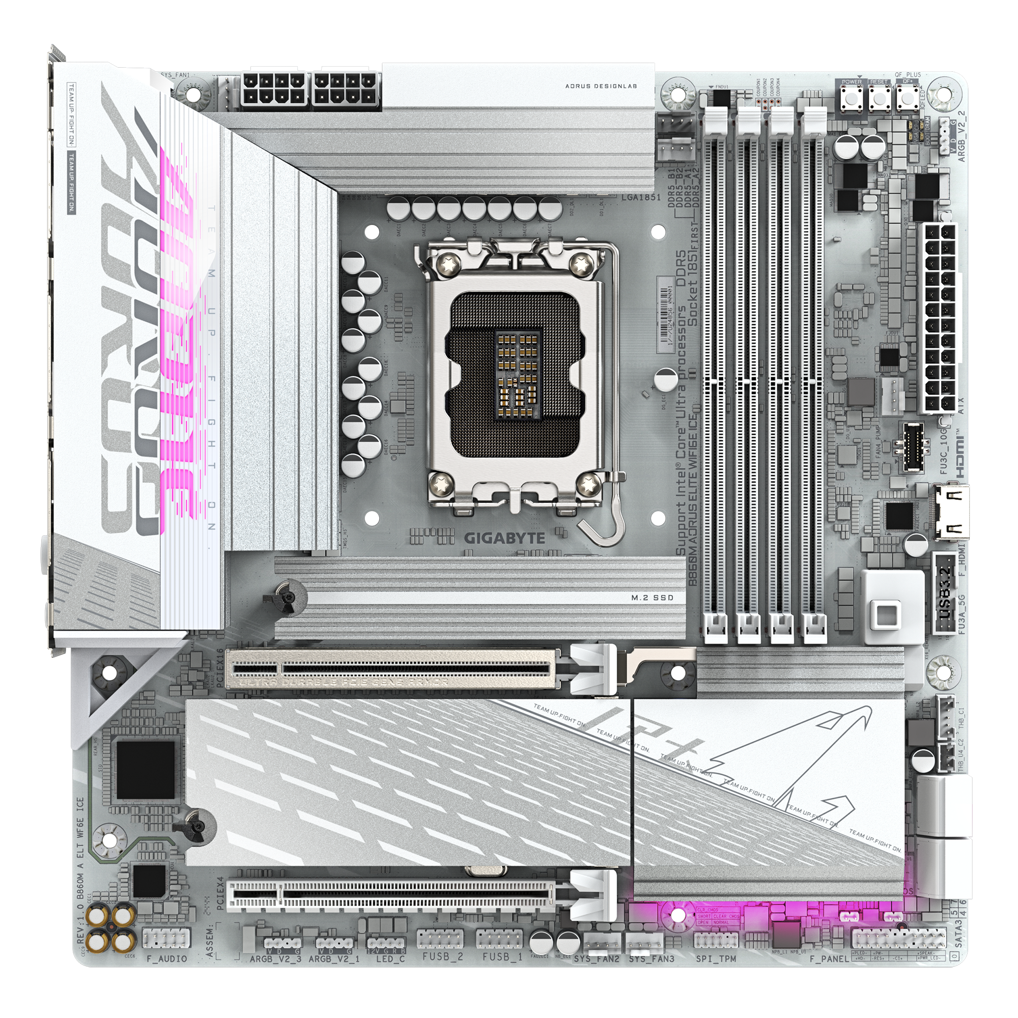 Материнская плата Gigabyte B860M A ELT WF6E ICE