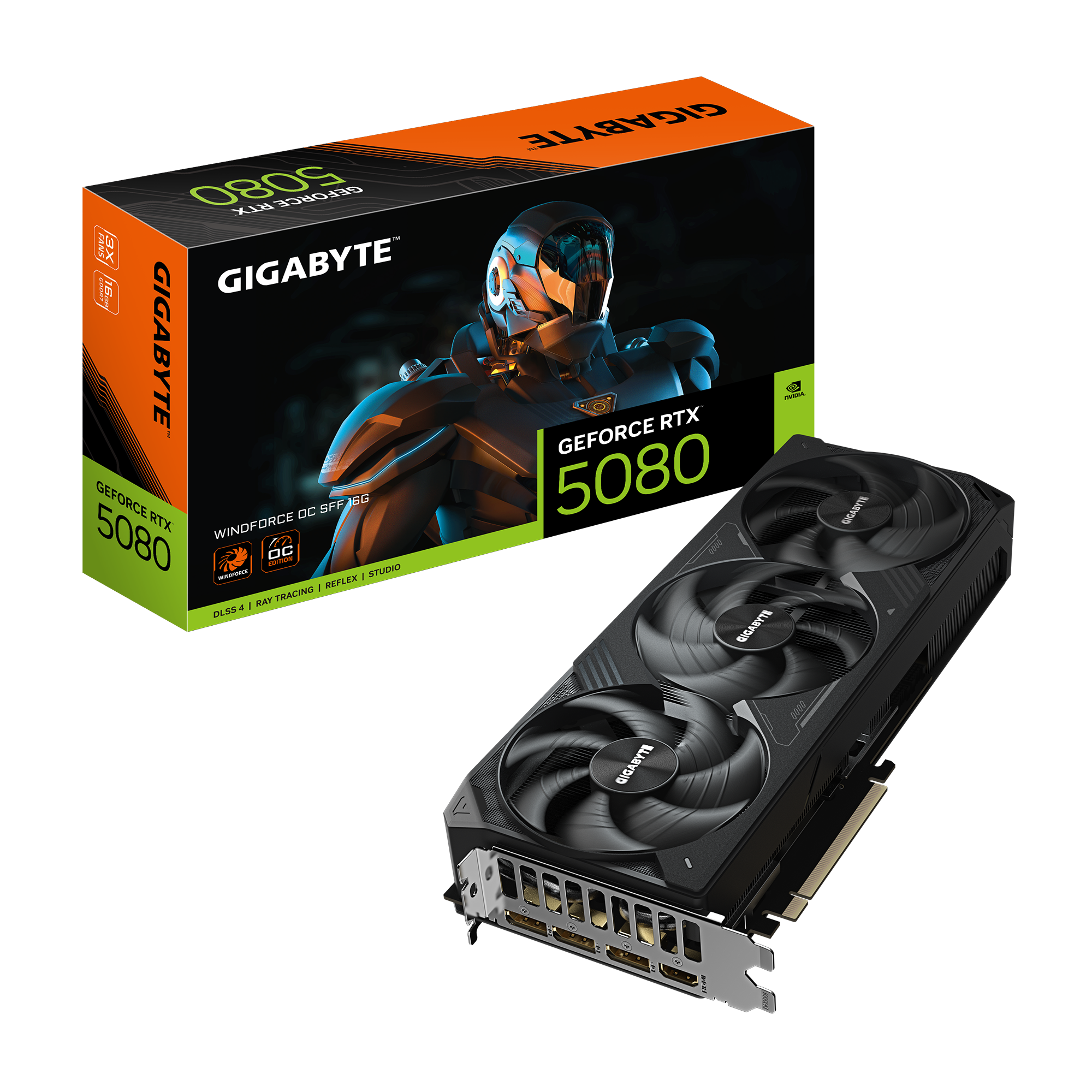 Видеокарта GIGABYTE GV-N5080WF3OC-16GD