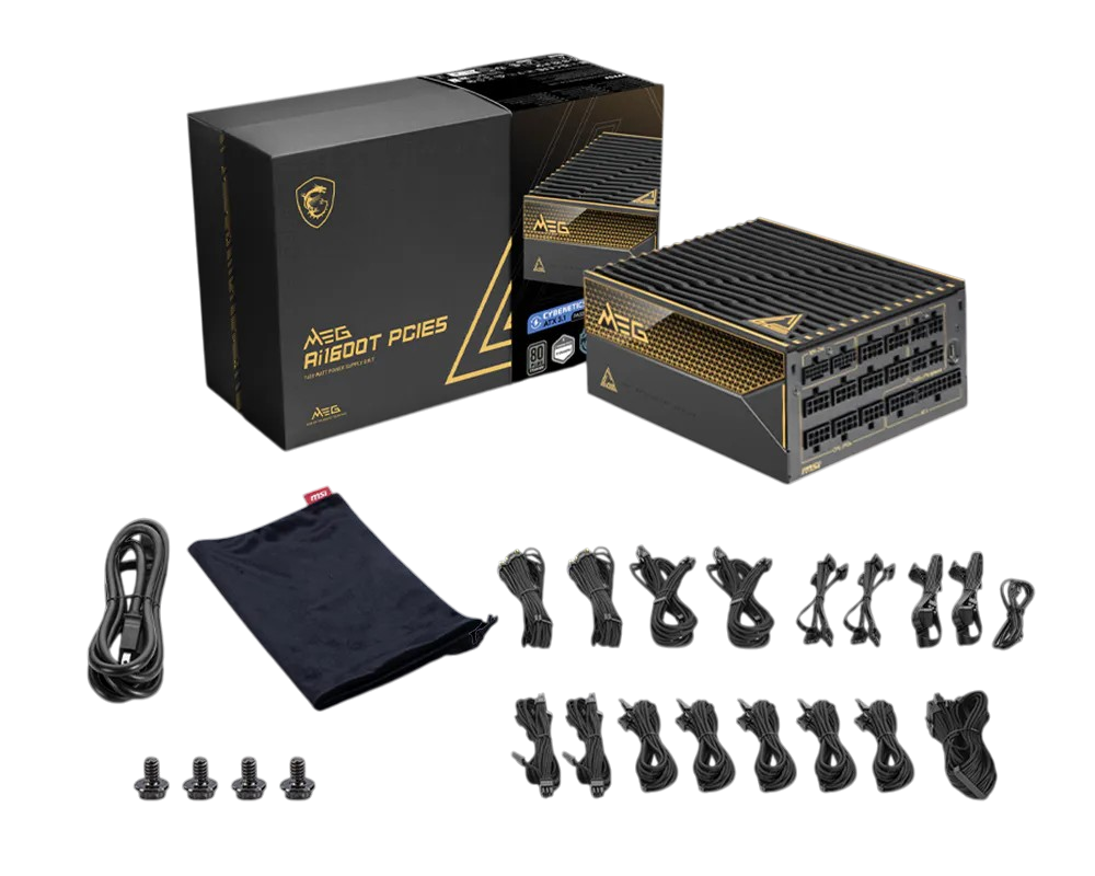 Блок питания ПК MSI MEG Ai1600T PCIE5 306-7ZPEX11-CE0