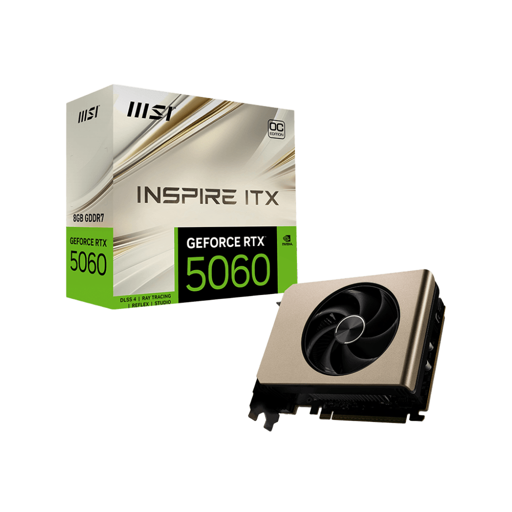 Видеокарта MSI GeForce RTX 5060 8G INSPIRE ITX OC