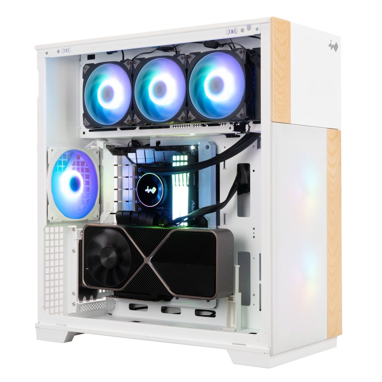 Корпус без блока питания InWin IW-CS-F5WHI-3AN140P