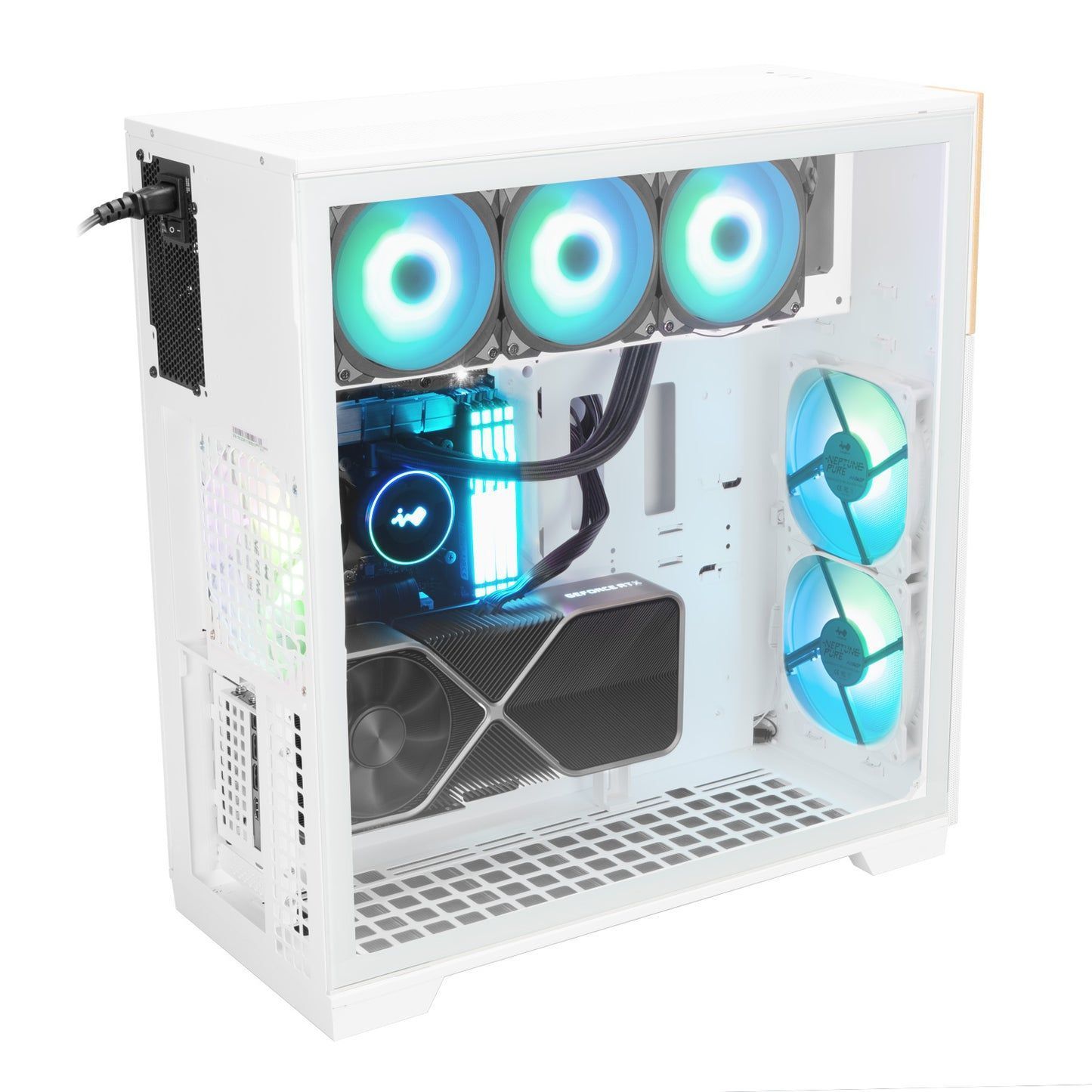 Корпус без блока питания InWin IW-CS-F5WHI-3AN140P