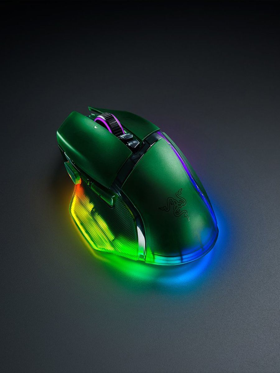 Игровая мышь Razer Basilisk V3 Pro 35K - Phantom Green Ed. Mouse Razer RZ01-05240300-R3G1